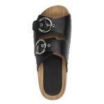 Γυναικεία μαύρη πλατφόρμα δερμάτινη Tamaris - Image 6