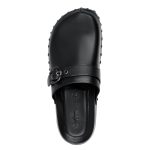 Tamaris Δερμάτινα Mules με Χοντρό Χαμηλό Τακούνι σε Μαύρο Χρώμα - Image 6