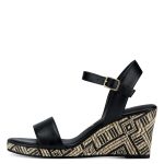 Tamaris Καλοκαιρινές Γυναικείες Πλατφόρμες Μαύρες - Image 3