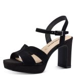 Tamaris γυναικείο σανδάλι μαύρο - Image 3