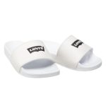 Levi's June Batwing Slides σε Λευκό Χρώμα 229170-740-51 - Image 4