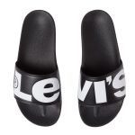 Levi's Γυναικείες Παντόφλες Καλοκαιρινές Αντιολισθητικές Κολυμβητηρίου Μαύρες 231548-794-59 - Image 3