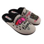 Adam's Shoes Χειμερινές Γυναικείες Παντόφλες σε Ροζ Χρώμα - Image 3