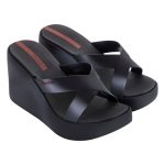 Μαύρες γυναικείες σαγιονάρες – πλατφόρμες Ipanema - Image 5