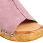 Γυναικεία Δερμάτινα Mules Καστόρι Ροζ Adams 748-23200-27 Pink Suede - Image 4