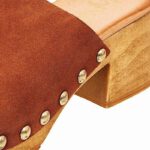 Γυναικεία Δερμάτινα Mules Καστόρι Ταμπά Adams 748-23200-27_Τ Tan Suede - Image 4