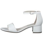 Γυναικεία Πέδιλα με Χοντρό Μεσαίο Τακούνι Λευκό - Image 5