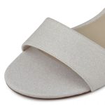 Γυναικεία Πέδιλα με Χοντρό Μεσαίο Τακούνι Λευκό - Image 6