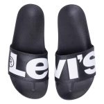 Levi’s γυναικείες παντόφλες σε μαύρο χρώμα June L S 231570-794-59 - Image 7