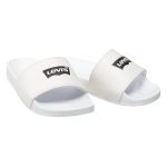 Levi's June Batwing Slides σε Λευκό Χρώμα 229170-740-51 - Image 9
