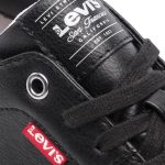 Levi's Woods ανδρικό Sneakers Μαύρο - Image 4