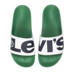 Levi's Ανδρικές Παντόφλες Καλοκαιρινές Κολυμβητηρίου Πράσινες 231548-794-551 - Image 5