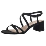 Tamaris Σφηνοειδή σανδάλια πέδιλα μαύρα 1-28204-20-001 - Image 6