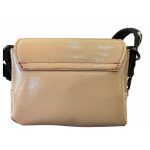 Τσάντα ώμου μπεζ λουστρίνι - Image 4