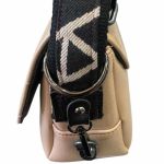 Τσάντα ώμου μπεζ λουστρίνι - Image 5