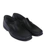 America Δερμάτινα Ανδρικά Μοκασίνια σε Μαύρο Χρώμα - Image 3