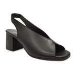 Ragazza Δερμάτινες Peep Toe Γόβες με Χοντρό Μεσαίο Τακούνι - Image 6