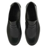 Αmerica Δερμάτινα Ανδρικά Loafers σε Μαύρο Χρώμα 0130 - Image 3