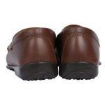 America Δερμάτινα Ανδρικά Μοκασίνια σε Ταμπά Χρώμα - Image 8