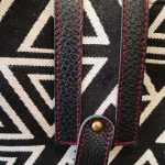 Ασπρόμαυρο backpack ύφασμα - Image 3