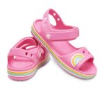 Crocs Παιδικά Ανατομικά Παπουτσάκια Θαλάσσης Crocband Imagination Ροζ - Image 5