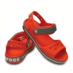 Crocs Παιδικά Ανατομικά Παπουτσάκια Θαλάσσης Crocband Πορτοκαλί - Image 4