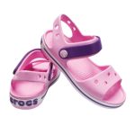 Crocs Παιδικά Ανατομικά Παπουτσάκια Θαλάσσης Crocband Ροζ - Image 4