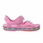 Crocs Παιδικά Ανατομικά Παπουτσάκια Θαλάσσης Fun Lab Rainbow Sandal Ροζ