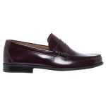 America Δερμάτινα Ανδρικά Loafers σε Μπορντώ Χρώμα 0130