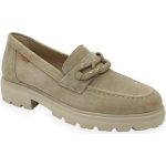 Ragazza Δερμάτινα Γυναικεία Μοκασίνια σε Μπεζ Χρώμα 0528_B - Image 5