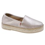 Ragazza Δερμάτινες Γυναικείες Εσπαντρίγιες σε Χρώμα Άμμου 0205