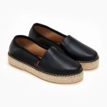 Ragazza Δερμάτινες Γυναικείες Εσπαντρίγιες σε Μαύρο Χρώμα 0205 - Image 3