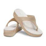 Crocs Boca Wedge Flip Μπεζ - Image 4