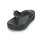 Crocs Classic Flip Σαγιονάρες με Πλατφόρμα σε Μαύρο Χρώμα - Image 7