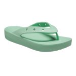 Crocs Classic Flip Σαγιονάρες με Πλατφόρμα σε Πράσινο Χρώμα - Image 4