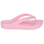 Crocs Classic Flip Σαγιονάρες με Πλατφόρμα σε Ροζ Χρώμα