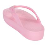 Crocs Classic Flip Σαγιονάρες με Πλατφόρμα σε Ροζ Χρώμα - Image 6