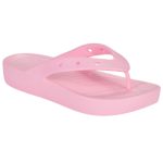 Crocs Classic Flip Σαγιονάρες με Πλατφόρμα σε Ροζ Χρώμα - Image 7