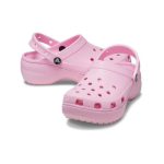 Crocs Classic Γυναικεία Παπούτσια Θαλάσσης Ροζ - Image 4