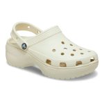 Crocs Classic Platform W Αντιολισθητικό Σαμπό Μπεζ - Image 7