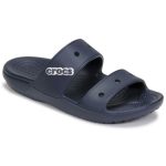 Crocs Classics Slides σε Navy Μπλε Χρώμα - Image 3