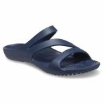 Crocs Kadee II Σαγιονάρες σε στυλ Πέδιλα σε Navy Χρώμα - Image 3