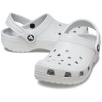 Crocs Παιδικά Ανατομικά Σαμπό Θαλάσσης Classic 206991-1FT Atmosphere Λευκά - Image 4