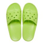 Crocs Παιδικές Σαγιονάρες Slides σε πράσινο φωσφοριζέ χρώμα - Image 5