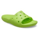 Crocs Παιδικές Σαγιονάρες Slides σε πράσινο φωσφοριζέ χρώμα - Image 3