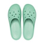 Crocs Slides με Πλατφόρμα σε Πράσινο Χρώμα - Image 5