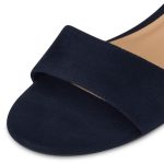 Γυναικεία μπλε πέδιλα textile Tamaris - Image 7