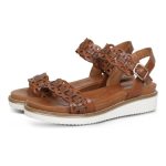 Γυναικεία σανδάλια Tamaris καφέ mix