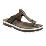 S9004 Fantasy Sandals Δερμάτινα Ανατομικά Σανδάλια Espresso Cobra - Image 3