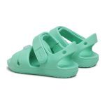 Crocs Παιδικά Ανατομικά Παπουτσάκια Θαλάσσης Classic Crosss Trap Charm Πράσινα - Image 5